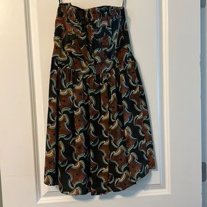 Strapless cocktail dress